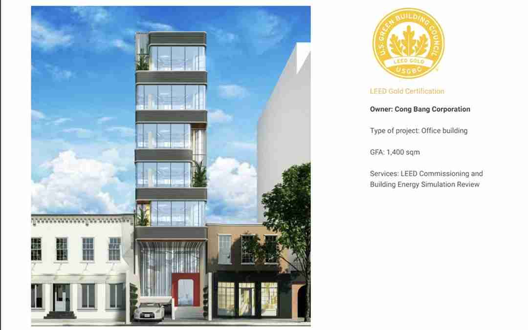 VĂN PHÒNG CONG BANG CORPORATION - CÔNG TRÌNH XANH LEED GOLD