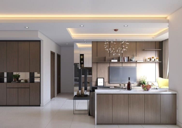 Thiết kế phòng bếp cần phải đảm bảo sự ấm cúng, mang lại cảm giác sum họp