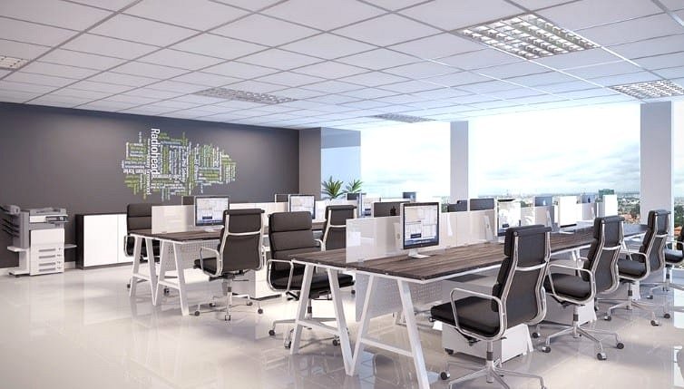 Ánh sáng cũng góp phần đảm bảo về mặt phong thủy cho văn phòng làm việc