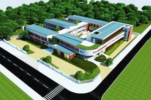 Thiết kế nội thất trường học mầm non thì bạn có thể lựa chọn các thiết kế hoa lá, cỏ cây