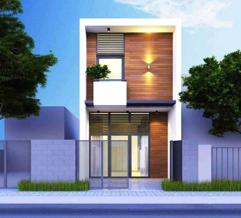 Thiết kế nhà ống 2 tầng